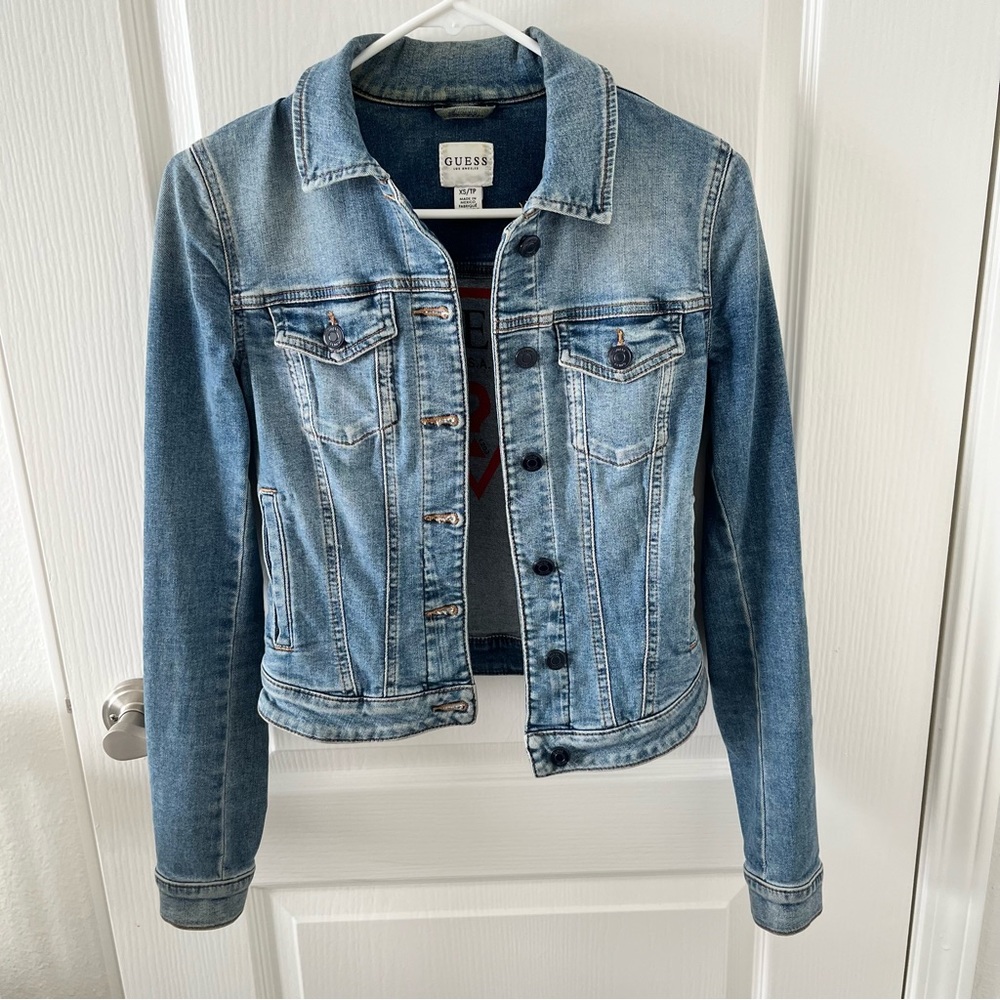Guess denim jacket XS